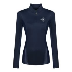 FairPlay Luna Ladies Long Sleeve Baselayer With Mesh Panel 14 FairPlay Luna Ladies Long Sleeve Baselayer With Mesh Panel -Equestrian Clothing Shop 03244 1212 LUNA front