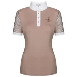 FairPlay Cecile Short Sleeve Shirt TAUPE ROSE GOLD