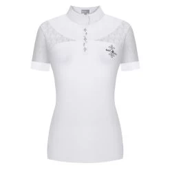 FairPlay Alexis Ladies Short Sleeved Competition Shirt 6 FairPlay Alexis Ladies Short Sleeved Competition Shirt -Equestrian Clothing Shop 09737 0303 ALEXIS SS front