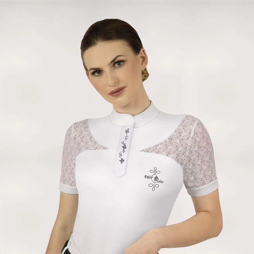 FairPlay Alexis Ladies Short Sleeved Competition Shirt 2 FairPlay Alexis Ladies Short Sleeved Competition Shirt - Image 2