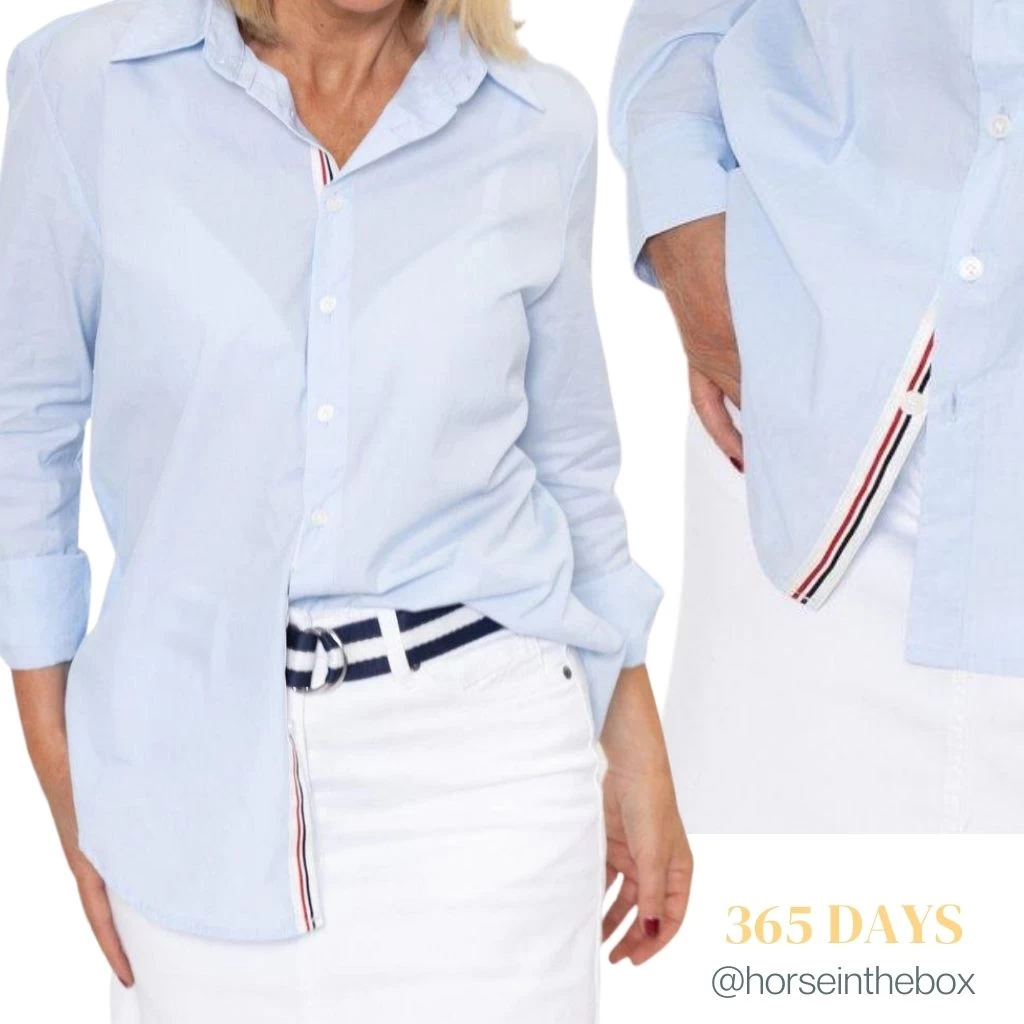 365 Days Tape Detail Ladies Shirt 1 365 Days Tape Detail Ladies Shirt