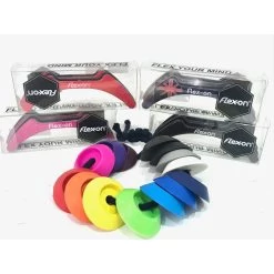 Flex-On SAFE ON Stirrups Inclined Ultra Grip BLACK/BLACK/LIGHT BLUE -Equestrian Clothing Shop 11