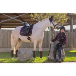 Equestrian Stockholm Fleece Bandages Purple Gold -Equestrian Clothing Shop 2019 11 09 5 e5db4a37 5995 4f96 8955 8742018e6b01