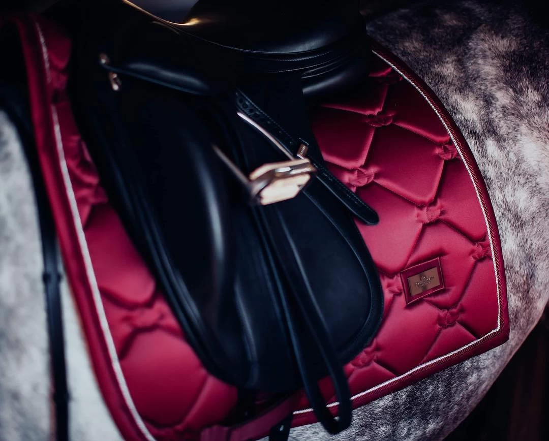 Equestrian Stockholm Dressage Saddle Pad Bordeaux 2 Equestrian Stockholm Dressage Saddle Pad Bordeaux - Image 2