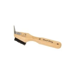 Leistner Hoof Pick In Oiled Beechwood With Brush