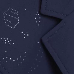 Samshield Alix Glossy Competition Jacket With Crystal Detail 5 Samshield Alix Glossy Competition Jacket With Crystal Detail -Equestrian Clothing Shop ALIX GLOSSY night blue DETAIL