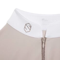 Samshield Aloise Long Sleeved Crystal Competition Shirt -Equestrian Clothing Shop ALOISE POWDER PINK RG DETAIL