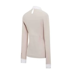 Samshield Aloise Long Sleeved Crystal Competition Shirt -Equestrian Clothing Shop ALOISE POWDER PINK RG DOS 1