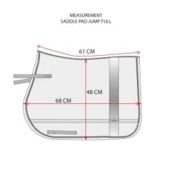 Equestrian Stockholm JUMP/All Purpose Saddle Pad Champagne -Equestrian Clothing Shop AP Size Chart ea9bac8d 8cba 4768 8b8b f96a0c5a3cff