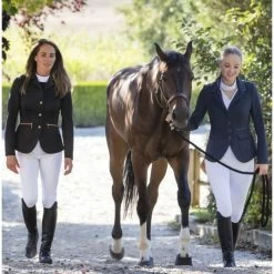 Equi Theme Athens Ladies Competition Jacket Black With Rose Gold -Equestrian Clothing Shop Athens navy4 ea3a2d4d 8dec 4a20 a639 ea0440503058