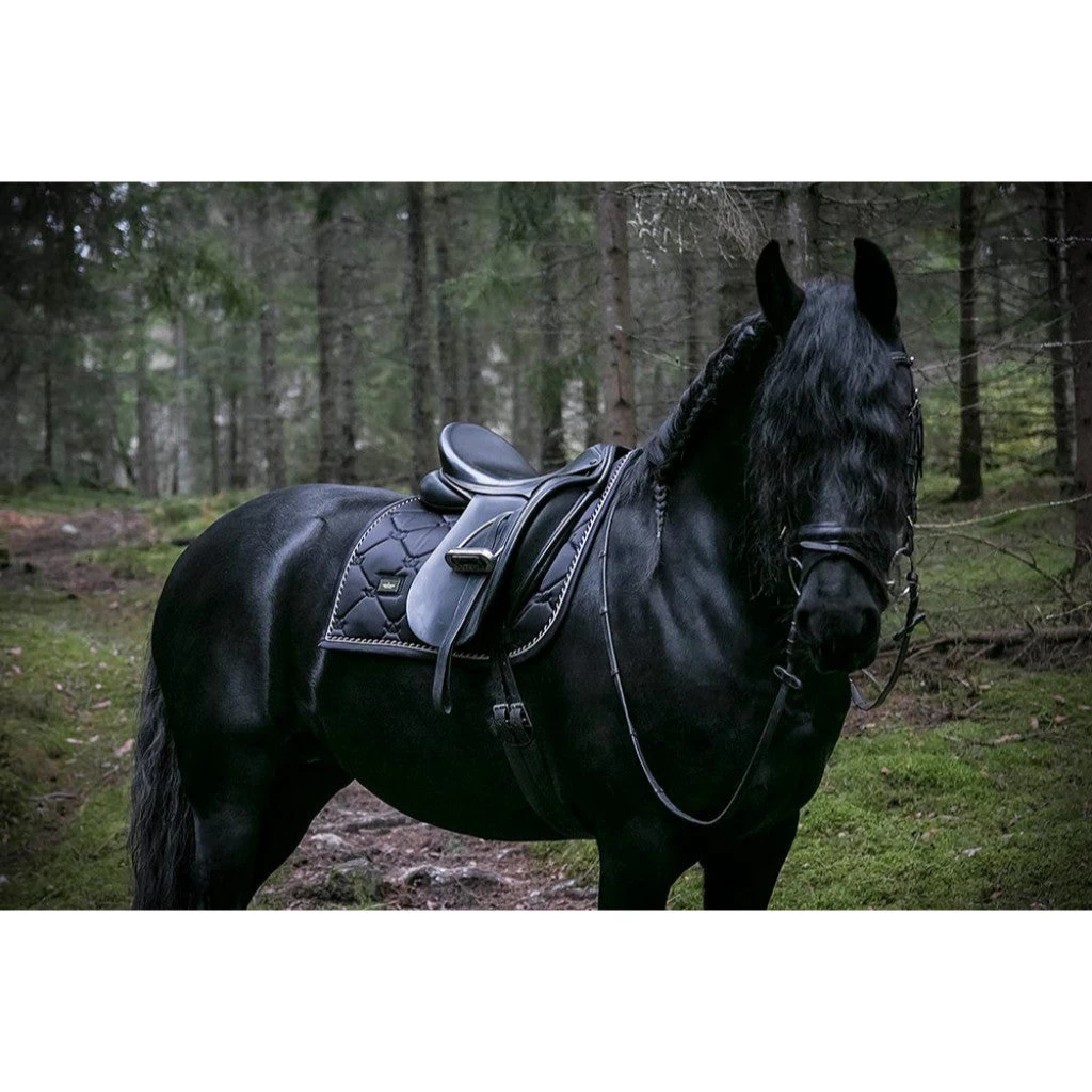 Equestrian Stockholm Dressage Saddle Pad Black Edition 5 Equestrian Stockholm Dressage Saddle Pad Black Edition - Image 5