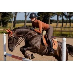 Equestrian Stockholm Ear Bonnet Bronze Gold 7 Equestrian Stockholm Ear Bonnet Bronze Gold -Equestrian Clothing Shop Bronze Gold jump.jpg2 5ca18c21 9260 4778 a9f5 db6c2f096c28