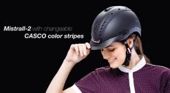 CASCO Interchangeable Elastic For Mistrall And Champ Helmets -Equestrian Clothing Shop Casco Mistral2 helmet