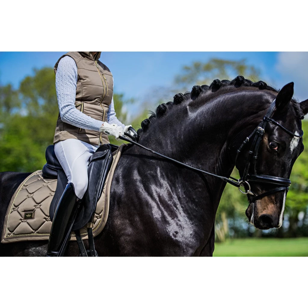 Equestrian Stockholm Dressage Saddle Pad Champagne 5 Equestrian Stockholm Dressage Saddle Pad Champagne - Image 5