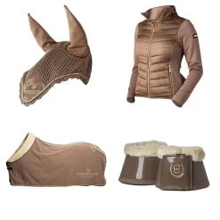 Equestrian Stockholm Fur Lined Halter And Lead Champagne -Equestrian Clothing Shop Champagnecollection 113647f9 802c 43c1 9c6d cf925c360ff3