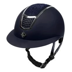 FairPlay Quantinum Chic Helmet With Wide Peak -Equestrian Clothing Shop Chic wide navy 1