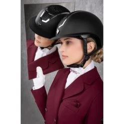 FairPlay Quantinum Chic Helmet With Wide Peak -Equestrian Clothing Shop Chicwide.jpg3
