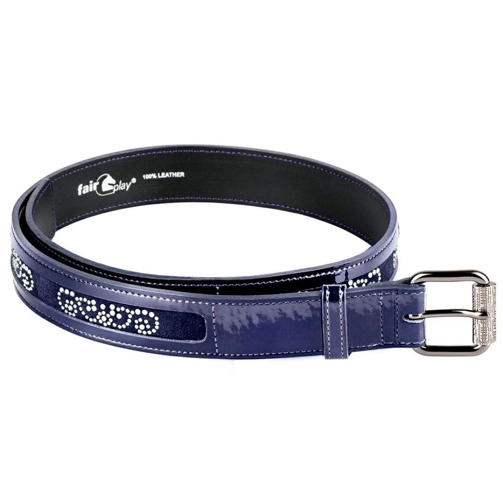 FairPlay Clarence Chic Patent Leather Belt With Crystal Details 4 FairPlay Clarence Chic Patent Leather Belt With Crystal Details - Image 4