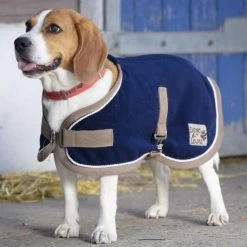 Equi Theme Diego And Louna Polar Fleece Dog Rug -Equestrian Clothing Shop Dogrugnavy
