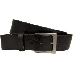 Curved Handmade Leather Wide Belt -Equestrian Clothing Shop EMB Belt Wide Black