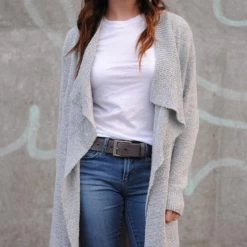 Curved Handmade Leather Wide Belt