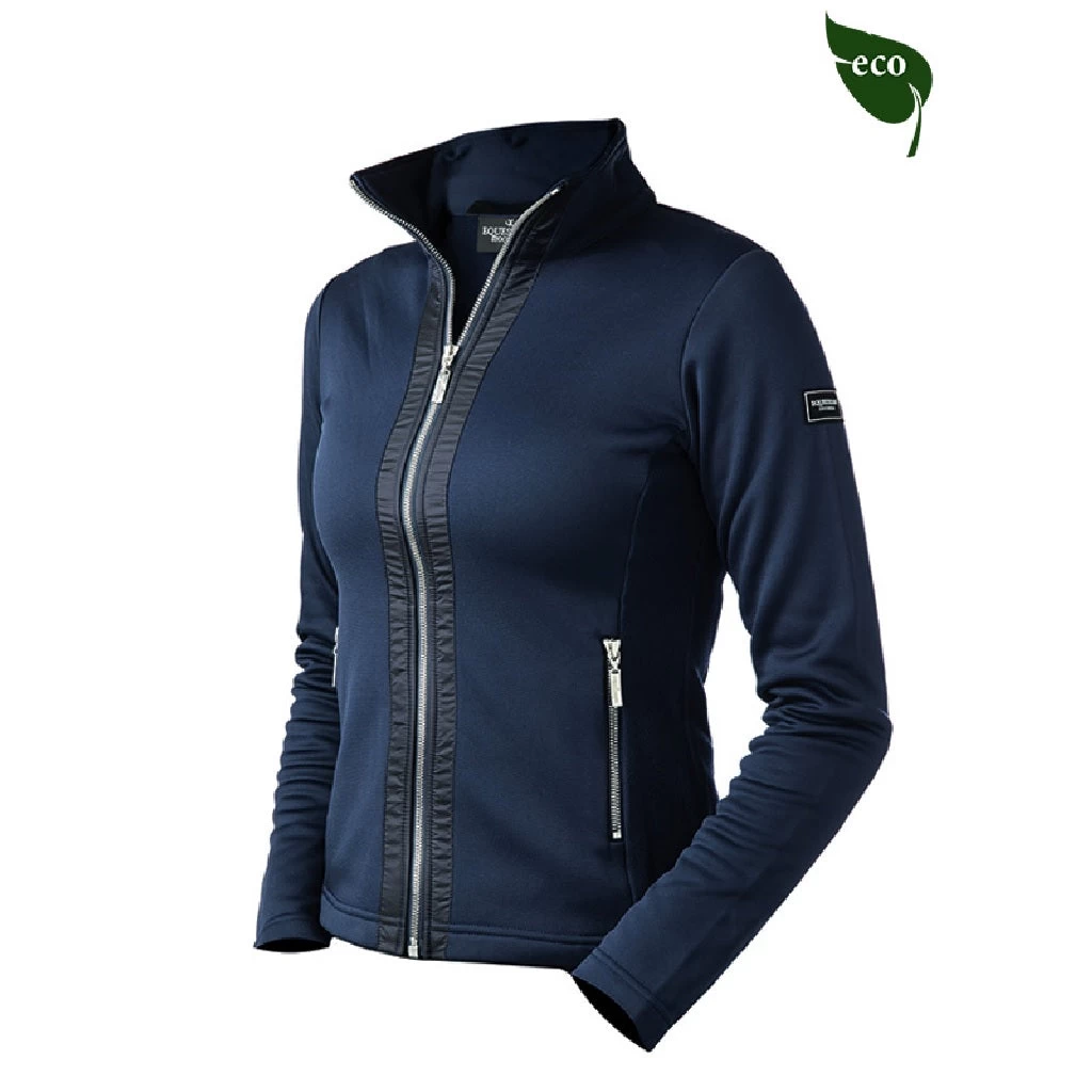 Equestrian Stockholm Fleece Jacket - Navy 1 Equestrian Stockholm Fleece Jacket - Navy