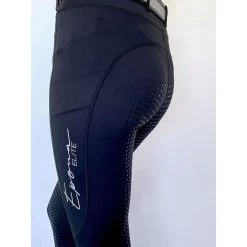 Epona Elite SCARLET Riding Tights BLACK CRYSTAL -Equestrian Clothing Shop Epona tight black