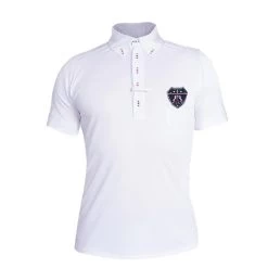 FairPlay Leo Mens Short Sleeve Shirt -Equestrian Clothing Shop FP Leo White 4