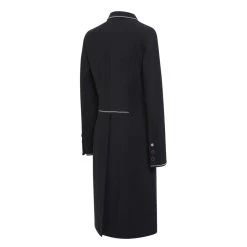 Samshield Frac Crystal Taill Coat With Rose Gold Detail -Equestrian Clothing Shop FRAC CRYSTAL FBRIC BLACK RG DOS 1