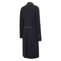 Samshield Frac Crystal Taill Coat With Rose Gold Detail -Equestrian Clothing Shop FRAC CRYSTAL FBRIC NAVY RG DOS