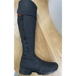 Alberto Fasciani Custo Weatherproof Training Tall Boots -Equestrian Clothing Shop Fasciani waterproof vegan boot black3