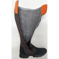 Alberto Fasciani Custo Weatherproof Training Tall Boots -Equestrian Clothing Shop Fasciani waterproof vegan boot brown7