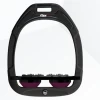 Flex-On Green Composite Inclined Ultra Grip Stirrups BLACK/BLACK/PLUM