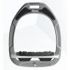 Flex-On Green Composite Inclined Ultra Grip Stirrups LIGHT GREY/BLACK/GREY