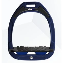 Flex-On Green Composite Inclined Ultra Grip Stirrups NAVY/BLACK/NAVY
