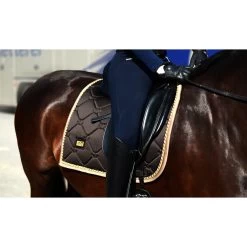 Equestrian Stockholm Dressage Saddle Pad Golden Brown 7 Equestrian Stockholm Dressage Saddle Pad Golden Brown -Equestrian Clothing Shop Golden Brown Dressage