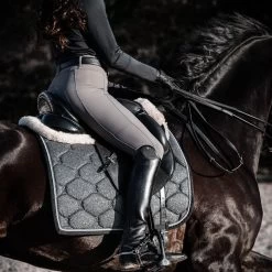 PS Of Sweden Stardust Dressage Saddle Pad GUN METAL *SET DISCOUNT SEE BELOW*