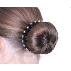 Hair Scrunchie QHP Diamond Pearl -Equestrian Clothing Shop Hair scruncthie diamond blk