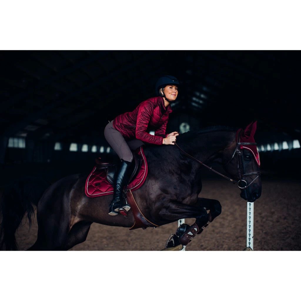 Equestrian Stockholm JUMP/All Purpose Saddle Pad Bordeaux 3 Equestrian Stockholm JUMP/All Purpose Saddle Pad Bordeaux - Image 3