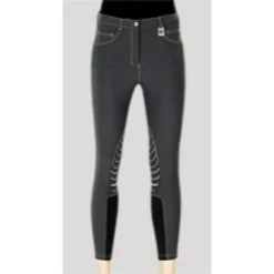 Kyron Kontakt Silicone Full Seat Kids Breeches CLEARANCE NO RETURN -Equestrian Clothing Shop Kontactgreyfront
