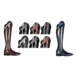 Cavallo Linus SLIM Patent, Sparkle Panel Boots -Equestrian Clothing Shop LinusSlimBLingCustomOptions