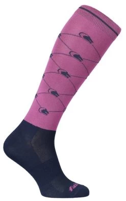 FairPlay Logo Socks -Equestrian Clothing Shop Logosockspink