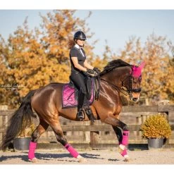 Equestrian Stockholm Faded Fuchsia Dressage Saddle Pad -Equestrian Clothing Shop Maryline 12 1
