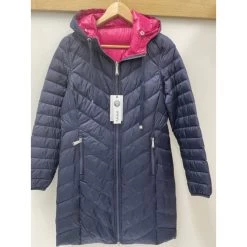 Moke Arnie Reversible Down Coat -Equestrian Clothing Shop Moke ink magenta