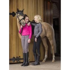 QHP Pearl Long Sleeve Kids Polo