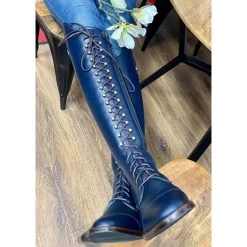 Cavallo Primus Slim Front Zip Boots With Laces -Equestrian Clothing Shop PrimusBlueNavy 162bbd92 4882 4a32 bd65 4ede5e655164
