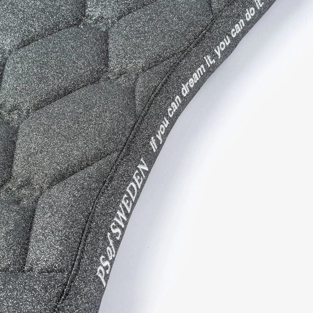 PS Of Sweden Stardust Dressage Saddle Pad GUN METAL *SET DISCOUNT SEE BELOW* 4 PS Of Sweden Stardust Dressage Saddle Pad GUN METAL *SET DISCOUNT SEE BELOW* - Image 4