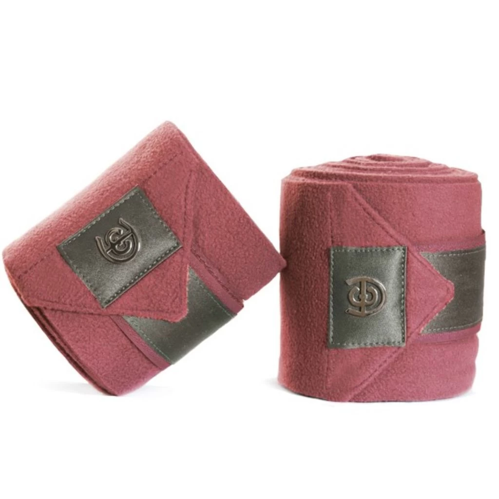 Equestrian Stockholm Fleece Bandages Rose Breeze 1 Equestrian Stockholm Fleece Bandages Rose Breeze