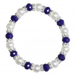 Boutique Equines Zoe Pearl And Diamond Hair Scrunchie