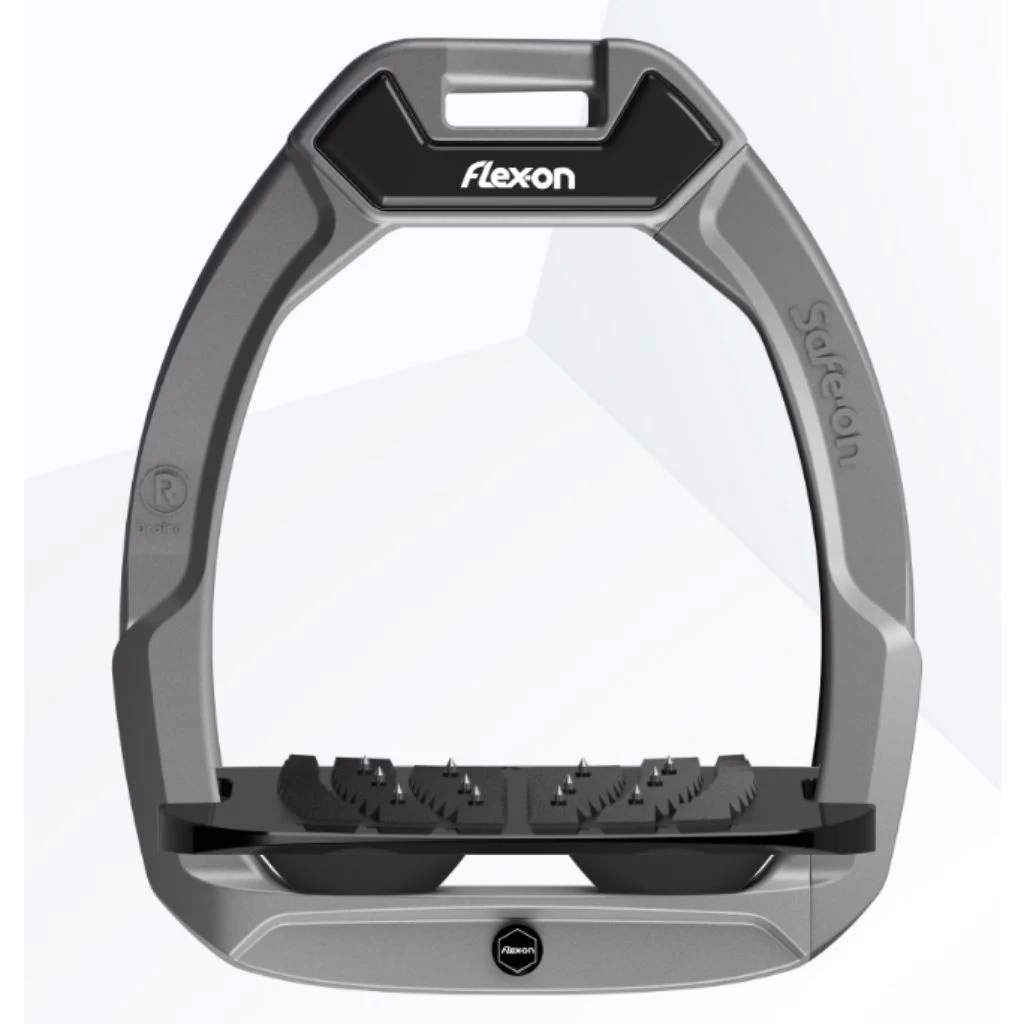 Flex On SAFE ON Stirrups Inclined Ultra Grip LIGHT GREY/BLACK/BLACK 1 Flex On SAFE ON Stirrups Inclined Ultra Grip LIGHT GREY/BLACK/BLACK